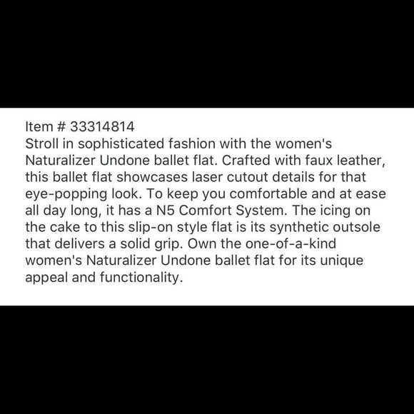 Naturalizer N5 Comfort Undone White Ballet Flats - Picture 9 of 10